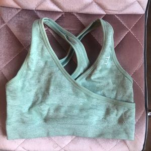 Sage green Camo Gym Shark Set